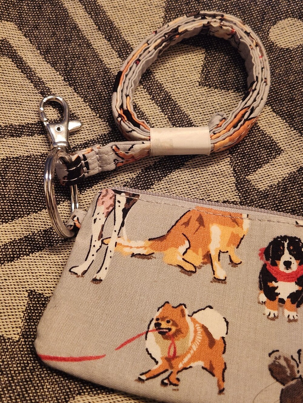 NWOT Vera Bradley Zip ID Case In Dog Show Pattern New Without Tags - Picture 6 of 10